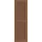 Ekena Millwork True Fit PVC, Two Equal Louver Shutters, Burnt Toffee, 15W x 44H, PR TFP101LVF15X044BT - alternate 11